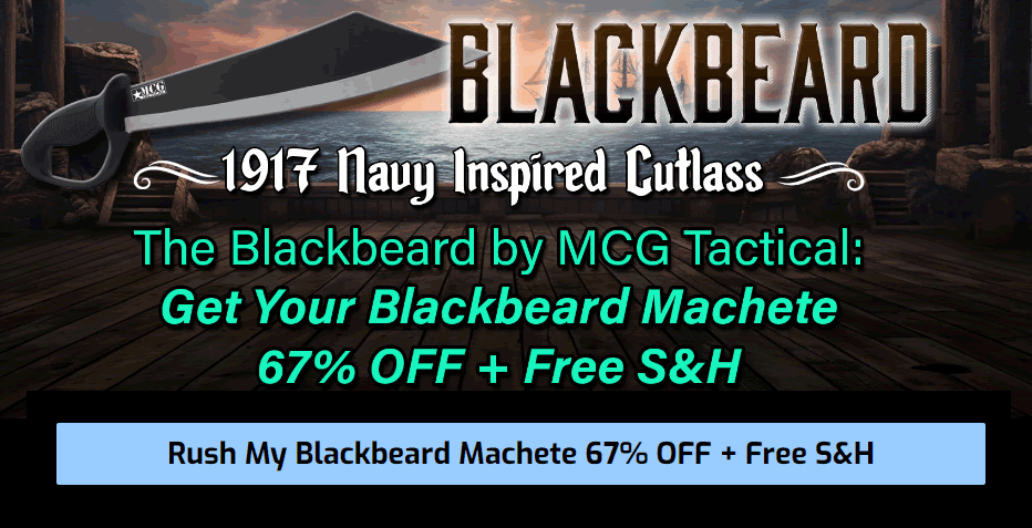 MCG Tactical Machete/Blackbeard Navy Cutlass Review: Unleashing Pirate-Chopping Power