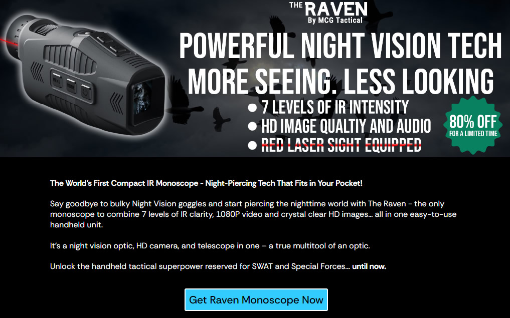 The Raven by MCG Tactical Review: Night Vision in the Palm of Your Hand