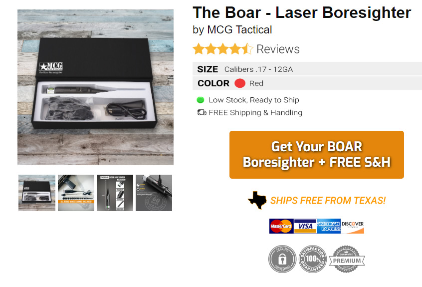 MCG Tactical Boar Laser Boresighter Review - Best Zeroing Tool